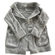 Thread & Supply Sweater Women X-Small Grey Cozy Knit Cardigan Pockets Collared