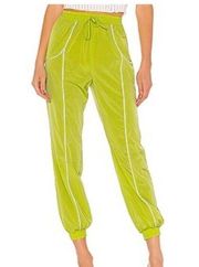 Lovers + Friends Liz Track Pants in Green M NWT