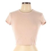 Alo Pink Basic Short Sleeve Tee