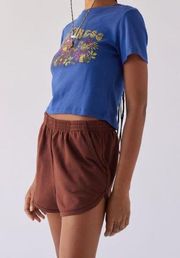 Brown  eco terry short