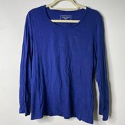 Nautica Sleepwear Blue LS Shirt XL