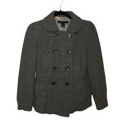 MARC BY MARC JACOBS Wool Blend Winter Pea Coat Jacket Size 2 Item 0746