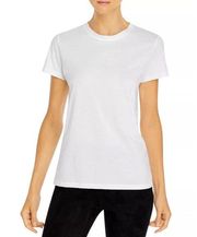 Vince Pima Cotton Essential Crewneck Tee in Optic White, Size XXS, New w/Tag $80