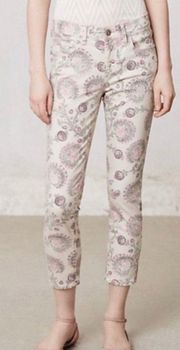 by Anthropologie Stet Floral Ankle Jeans
