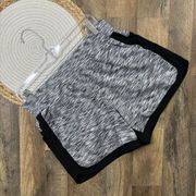 Tek Gear DryTEK Workout Running Shorts Womens Medium Gray Black