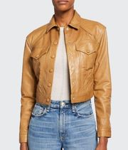 Veronica Beard ✨Neiman Marcus Exclusive✨ Dottie Leather Jacket