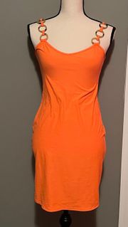 Orange Mini Dress