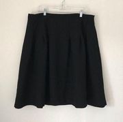 Dressbarn black A-line skirt women plus size 18W