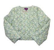 NWT J. Crew Quilted Louisa Lady Jacket in Ivory Colour Fields Liberty Floral 8