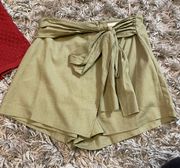 Green Tie Skirt