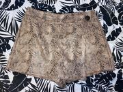 Snakeskin Skort