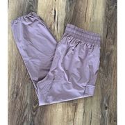 90 Degrees By Reflex Women's Large Mauve Sky Joggers MSRP $78 EUC