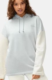 NWT Outdoor Voices Soft Cotton Oversized Hoodie in Dove/Bone