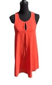 Everly Orange Sleeveless Dress Size Medium