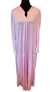 Diane Von Furstenberg Vintage 60s Pink Luxury Lingerie Intimates Sleepwear Dress