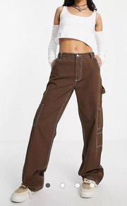 Brown Wide Leg Pants