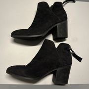 Forever 21 Black Suede Booties