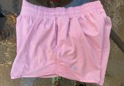 Lululemon pink hotty hot shorts size 6 tall