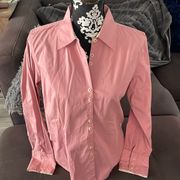 DOCKERS Pink Button Down Shirt Size Large