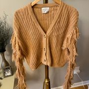 Womens long sleeve sweater cardigan by Hayden size medium