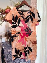 Apt 9 Botanical Print Floral dress size Large