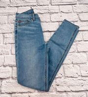 Hudson Jeans Womans 24 Light Wash Blair High Rise Super Skinny Ankle Light Wash