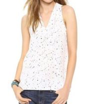 Splatter dot halter top