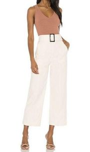 Tularosa Isobel Pant in OAT milk Cream Color High Waisted Womens Size XS Trendy