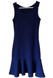 Foreign Exchange fitted ruffle bottom bodycon tank dress size small