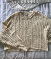 Off-white Cropped Sweater