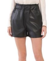 Bagatelle faux leather shorts black Sz M