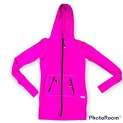 Lorna Jane Pink Hooded Performance Jacket size XS