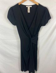 Laundry by Design Twist Front Short Sleeve Black dress size 6