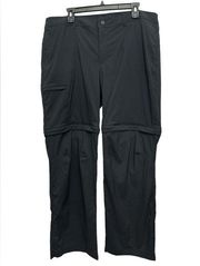 Gander Mountain Guide Series Convertible Zip Pants Women’s Size 18 Black Hiking