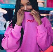 Poppi Birthday Suit Pink Sweatsuit Matching Set