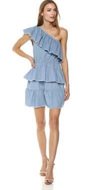 Mink Pink Ruff Stuff Denim Dress NWT!