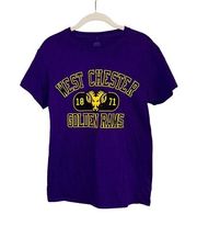 West Chester University T-Shirt Unisex Size Small Collegiate School Top Rams Tee