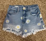 High Rise Jean Shorts