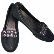 Fashion Bug jeweled Moccasins