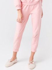 LoveShackFancy Women's Amita Jogger Pant in Tuscany Pink Size L