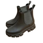 Jeffrey Campbell Platform Lug Sole Chelsea Rain Boot Sz. 10