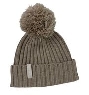 Calvin Klein Tan Knit Pom Pom Beanie