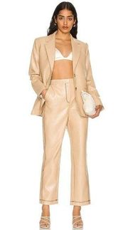 L'Academie Olenna Pant Beige Women's Size Medium