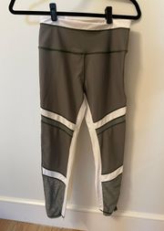 All Fenix  Green White Leggings