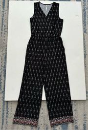 NY Collection Women’s Sleeveless Jumpsuit Size M