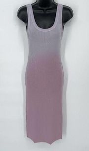 Cotton Citizen Women's NEW Verona Midi Dress *FLAW* Size M Mauve Sky Cast