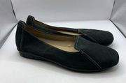 SOUL Naturalizer Lauryn Black Leather Nubuck Casual Loafers Size 8M