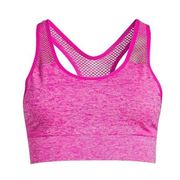 Avia Womens Seamless Sports Bra Size Small 4-6 Minimum Support Pads Pink  New