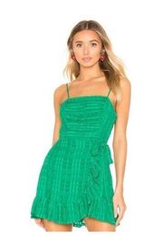 Privacy Please Henley Mini Dress in Green Size S