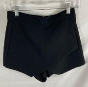 Sophie Rue Black Flap Shorts Size Small